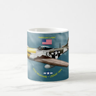 American Classic P51D Mustang T-Shirt Coffee Mug