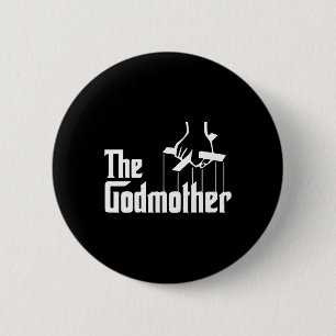 American Clics Godmother The Movie Distress Mother 6 Cm Round Badge