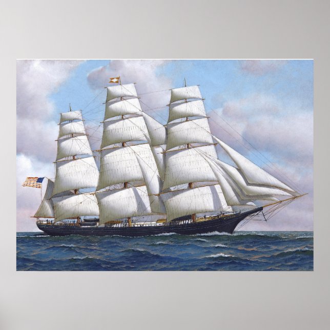 American Clipper Ship Flying Cloud Print (Front)