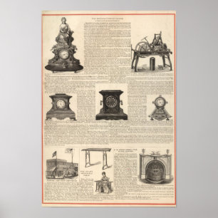 American Clock Company Poster