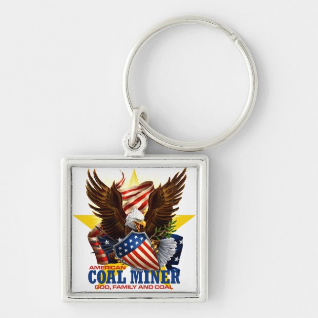 AMERICAN COAL MINER KEY RING (Front)