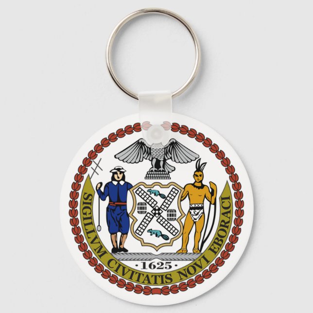 American Coat of Arms Key Ring (Front)