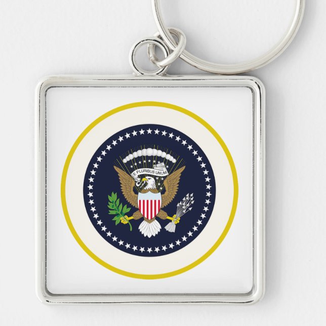 American  Coat of Arms Key Ring (Front)
