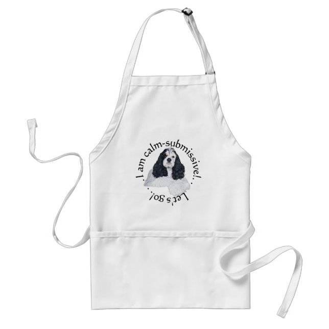 American Cocker Spaniel Calm Submissive Standard Apron (Front)