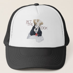 American Cocker Spaniel Chef Trucker Hat