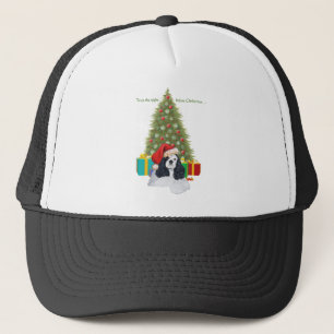 American Cocker Spaniel Christmas Trucker Hat
