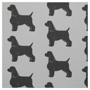 American Cocker Spaniel Fabric