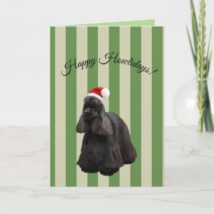 American Cocker Spaniel Holiday Card