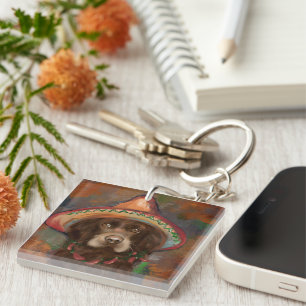American Cocker Spaniel Key Ring