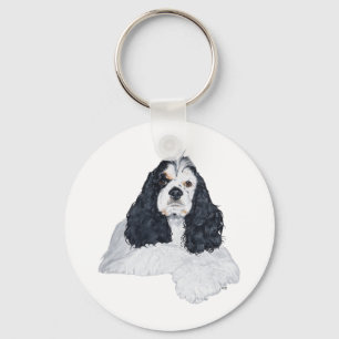 American Cocker Spaniel Key Ring