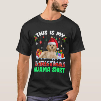American Cocker Spaniel Lights This Is My Christma T-Shirt