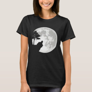 American Cocker Spaniel Moon Halloween Costume T-Shirt