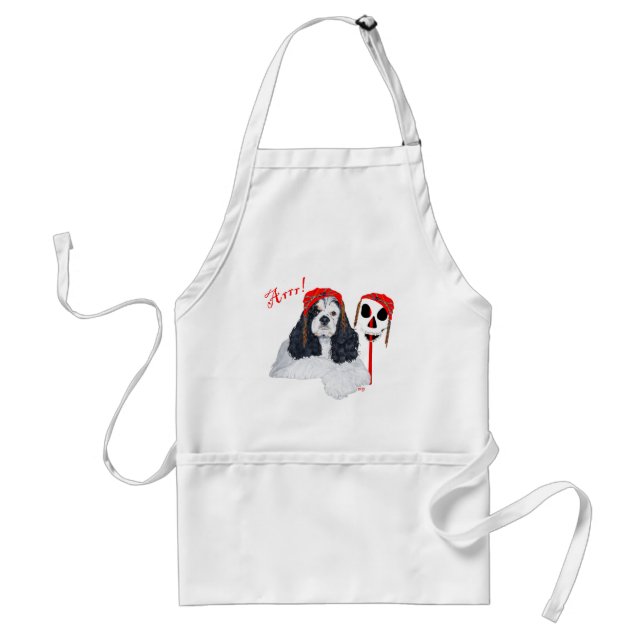 American Cocker Spaniel Pirate Standard Apron (Front)