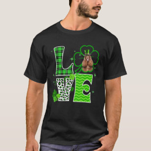 American Cocker Spaniel Shamrock Lucky Irish St Pa T-Shirt