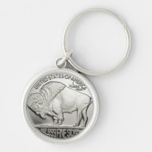 American Coin Design Keychain