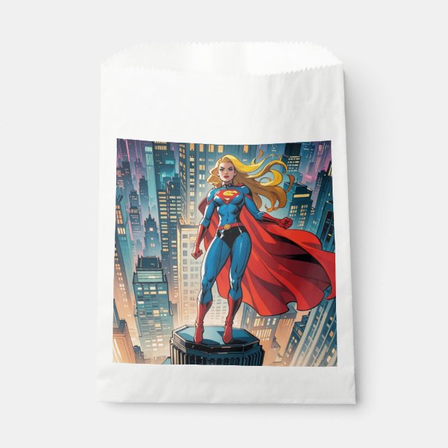 American Comics, Retro American Comics, superhero Favour Bag (Front)
