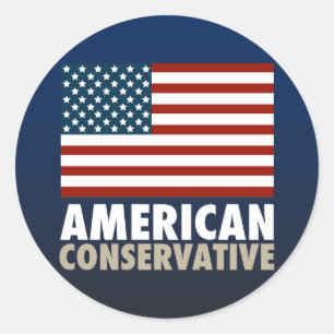American Conservative Classic Round Sticker