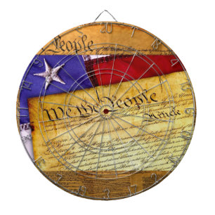 American Constitution We The People Dartboard