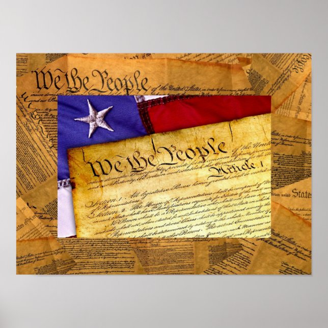 American Constitution We The People Poster (Front)