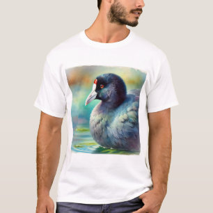 American Coot 210824AREF128 - Watercolor T-Shirt