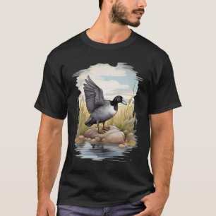 American coot in wetlands T-Shirt