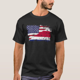 American Costa Rica Flag T-Shirt