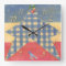 American country cottage theme clock