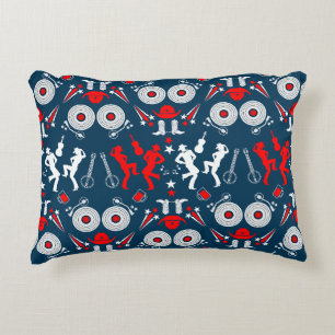 American Country Music Line Dancing Decorative Cushion