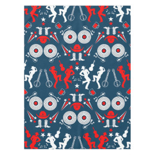 American Country Music Line Dancing Tablecloth