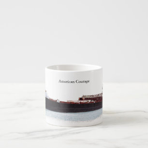 American Courage cutout espresso mug