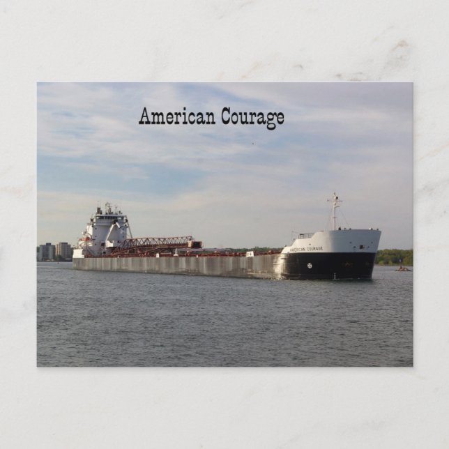American Courage post card (Front)