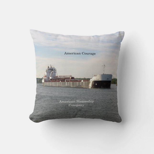 American Courage square pillow (Front)
