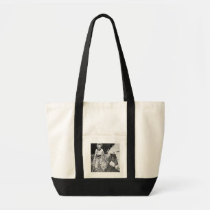 American cowboy in Kansas, c.1880 (b/w photo) Tote Bag