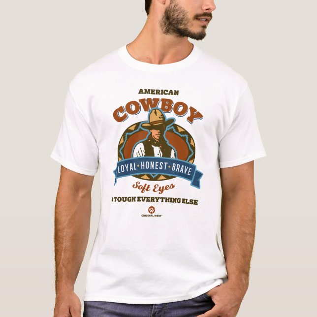 American Cowboy Tee-Shirt T-Shirt (Front)