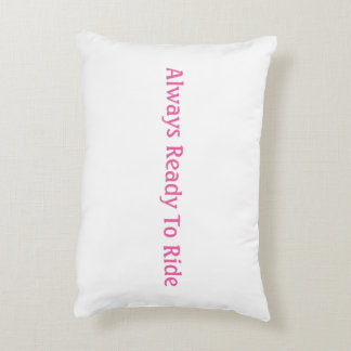 American Cowgirl Pink Logo Pillow Ready To Ride
