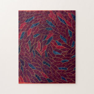 American crazy quilt jigsaw puzzle