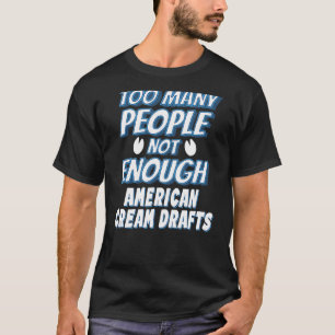 American Cream Draught Horse Rider T-Shirt
