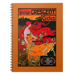American Crescent Vintage PosterEurope Notebook