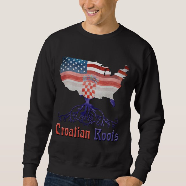 American Croatian Roots Sweatshirt (Front)