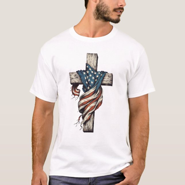 American Cross  T-Shirt (Front)