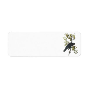 American Crow by Audubon Return Address Label