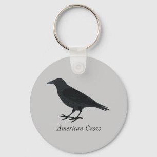 American Crow Key Ring