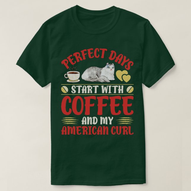 American Curl Cat T-Shirt (Design Front)