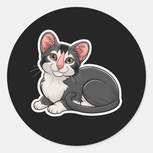 American Curl Classic Round Sticker (Front)