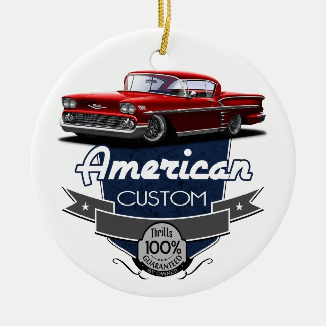 American Custom Impala Ceramic Ornament (Front)