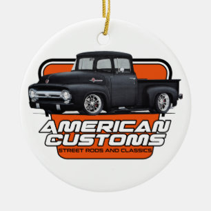 American Customs F100 Ceramic Ornament
