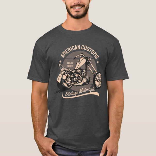 American Customs Motocycle Ride T-Shirt (Front)