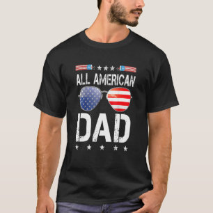 American Dad 4th Of July Father Family Matching Su T-Shirt