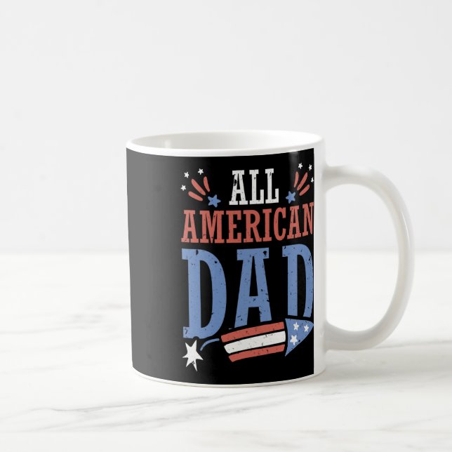 American Dad 4th Of July Firecracker Independence  Coffee Mug (Right)