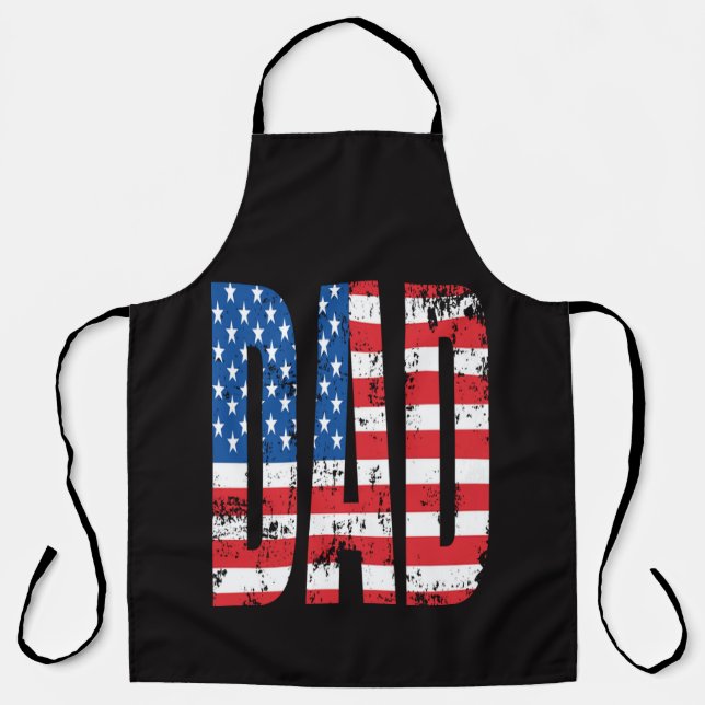 american dad flag apron (Front)